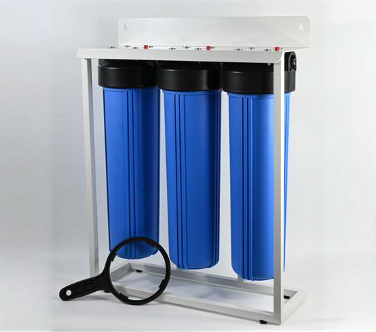 3 Stage Big Blue Water Filter With Frame