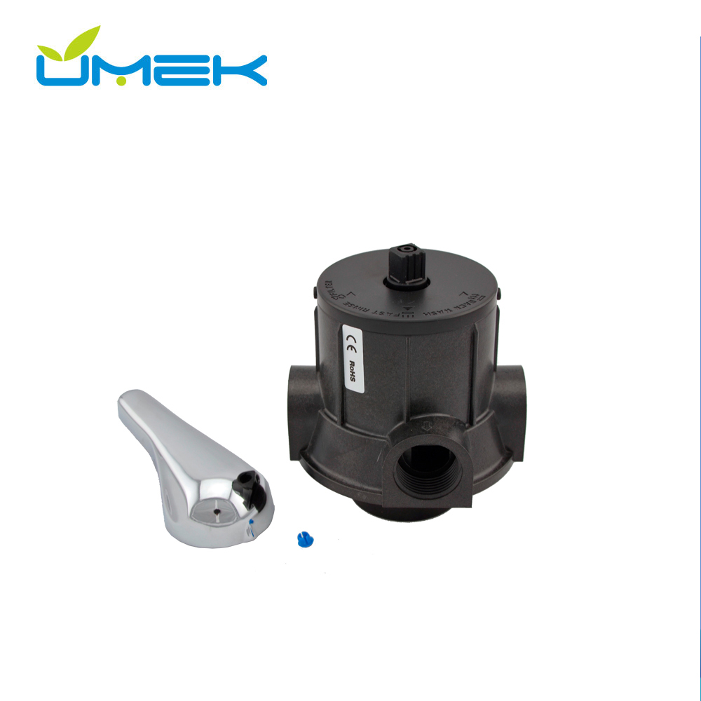 Runxin F56A Manual Multiport Filter Valve – Top-Mounted 1″ BSP, 4 m³/h