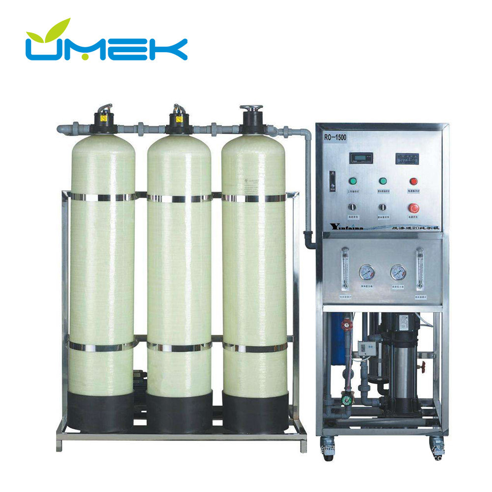Industrial Water Purification Ro 1000-3000lph Water Filter Treatment Reverse Osmosis Filtration Plant Main