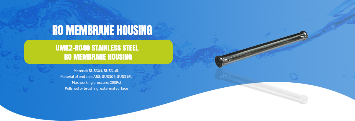 UMK2-RO40 Stainless Steel RO Membrane Housing