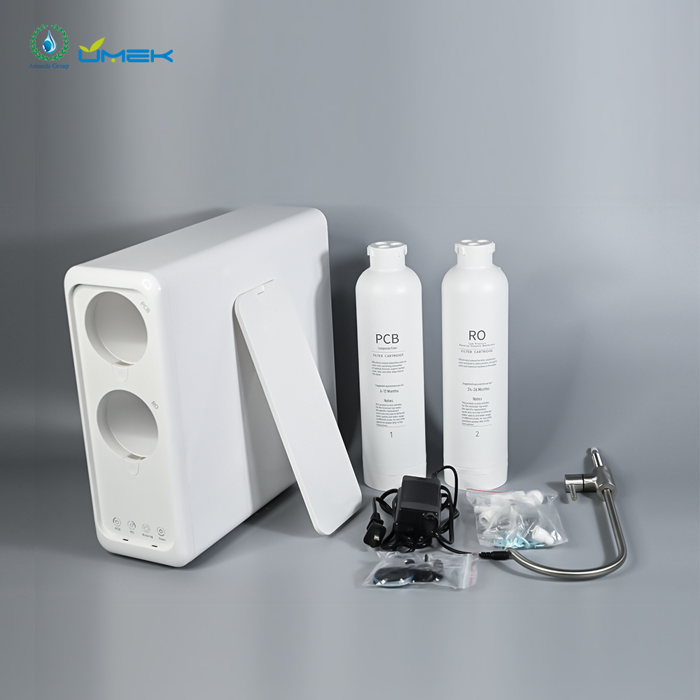 UMK80 Tankless 600G Under-Sink RO 24V DC Supply, No Pressure Tank Needed