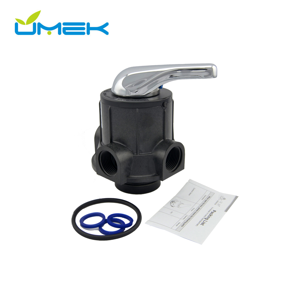 Runxin F56A Manual Multiport Filter Valve – Top-Mounted 1″ BSP, 4 m³/h