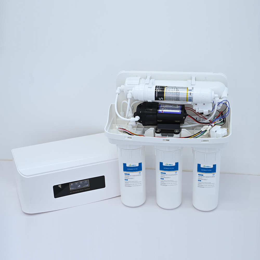 5 Stage RO Water Purifier with Dust Cover And Computer Control Panel for Household Drinking Water