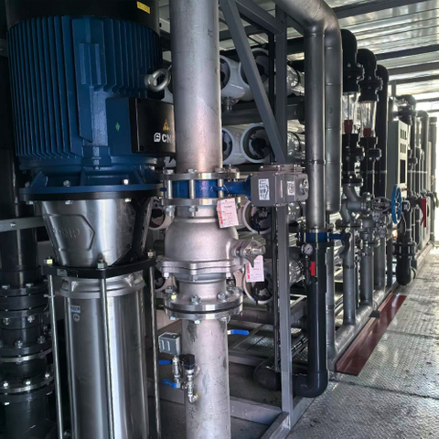 Containerized SWRO Plant Sea Water Purifier Desalination of Salt Water Reverse Osmosis Ro Water Treatment Plant