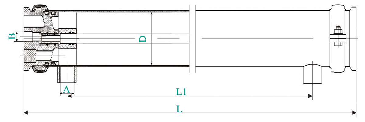UMK2-RO40 Stainless Steel RO Membrane Housing Standard Specifications