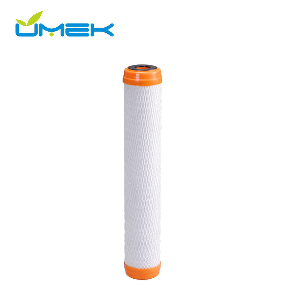 20″ CTO Carbon Block Cartridge 5 Micron Food-Safe for Drinking Water & Water Dispensers