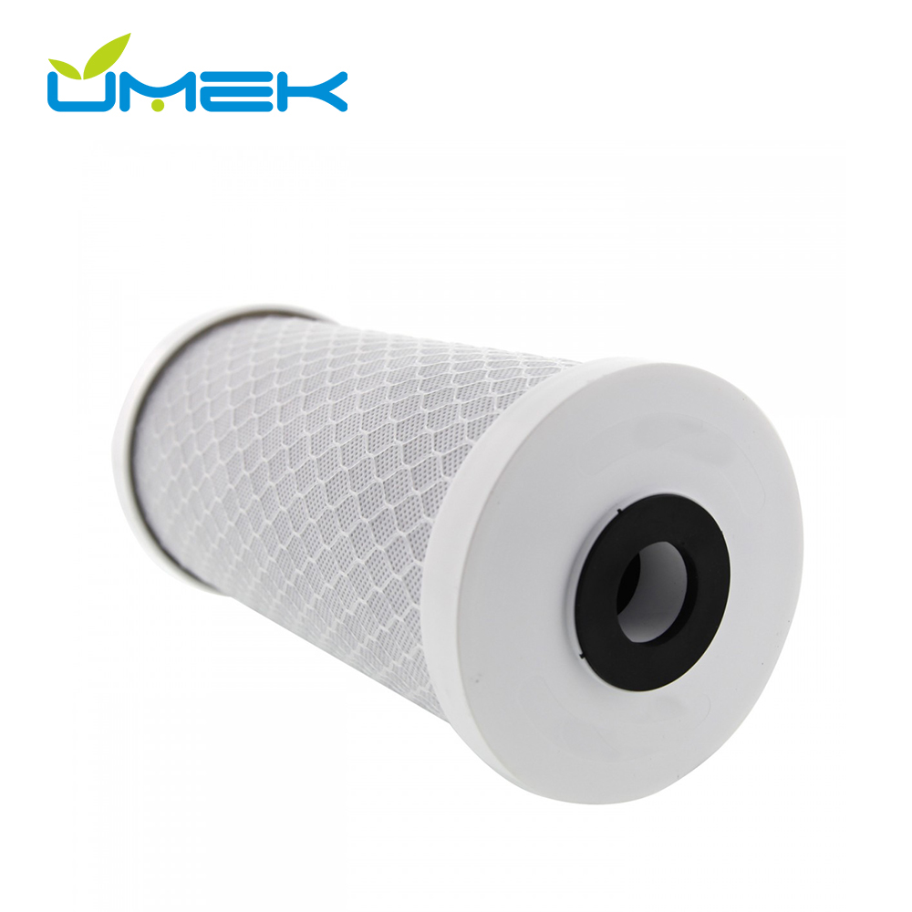 10″ CTO Carbon Block Cartridge 5 Micron with Low Pressure Drop for Efficient Flow in Household RO Systems