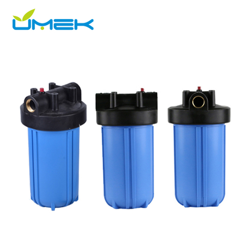 10" Big Blue Filter Housing | 1" NPT Brass Ports 75PSI Reinforced PP for Whole-House Pre-Filtration