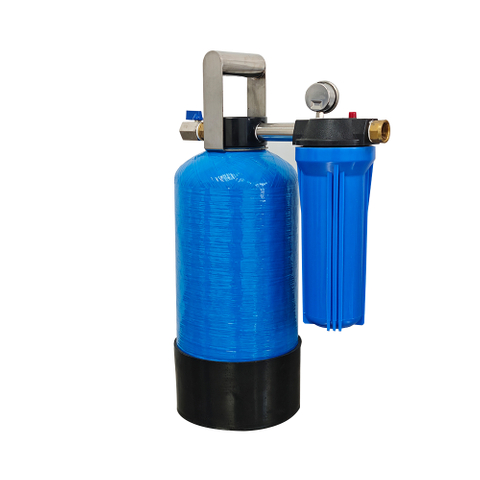 Portable 817 Deionized Water System with Bypass Valve Function, 10" Pre-Filter, Mixed Bed Resin & Pressure Gauge – Spotless Rinse for Car, Boat, RV & Window Care